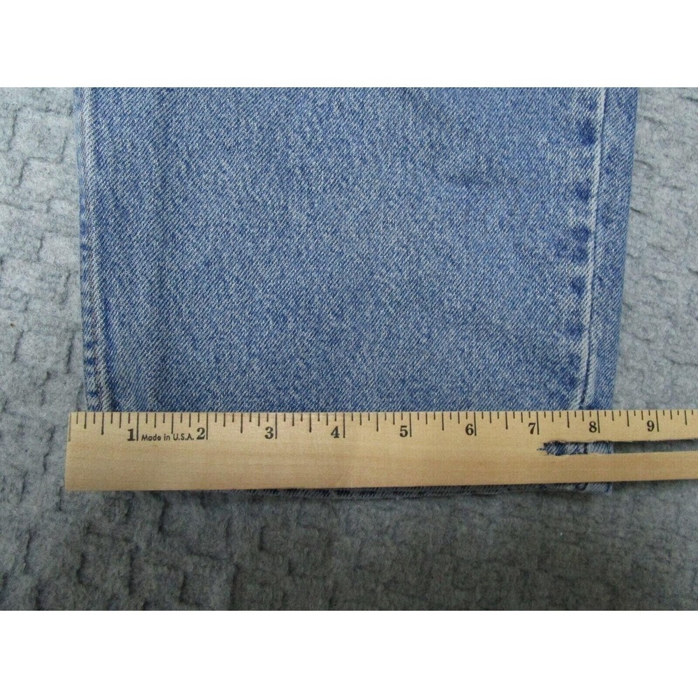 Levis 546 Jeans Mens 42x30 Light Wash Blue Loose Fit Relaxed Everyday Casual - Picture 10 of 11